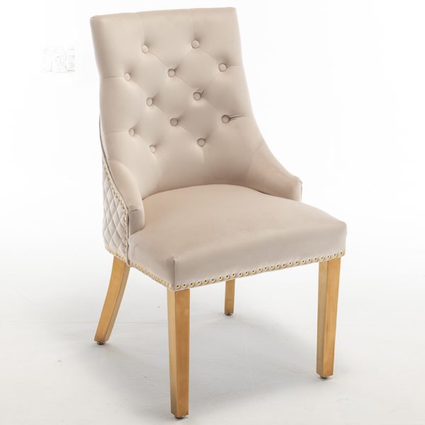 CHAISES ANNEAU CLOUTE MATELASSE - Image 2