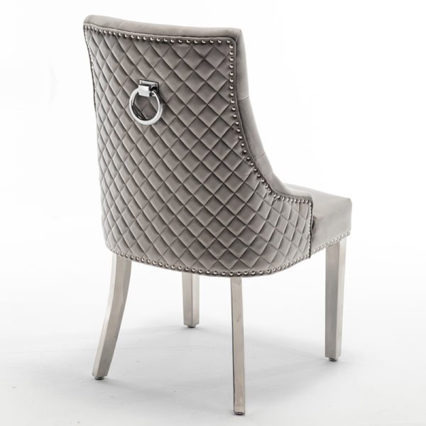 CHAISES ANNEAU CLOUTE MATELASSE - Image 7