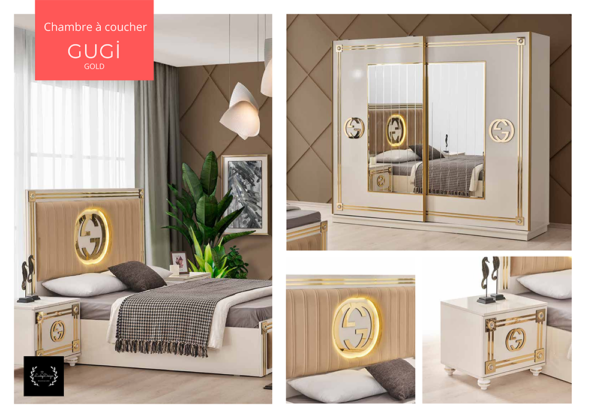 CHAMBRE A COUCHER GUGI GOLD