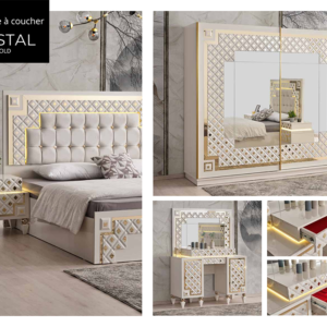 CHAMBRE COUCHER CRISTAL GOLD