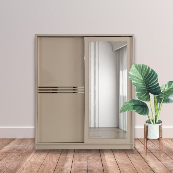 ARMOIRE COULLISSANTE ARGENT - Image 2