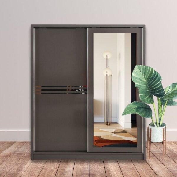 ARMOIRE COULLISSANTE ARGENT