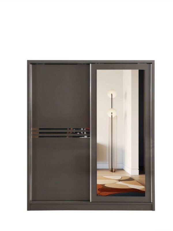 ARMOIRE COULLISSANTE ARGENT - Image 4