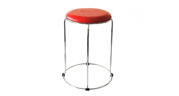 TABOURET EN SIMICICUIR CROCO - Image 3
