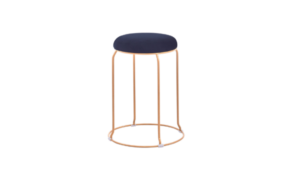TABOURET DORE VELOURS - Image 4
