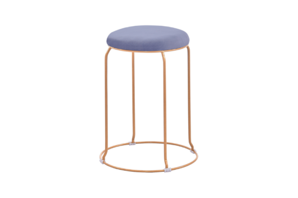 TABOURET DORE VELOURS - Image 2