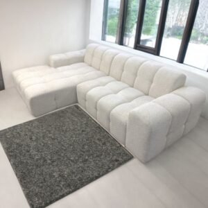 CANAPE BREST ANGLE DOUDOU BOUCLE ANGLE GAUCHE-DROIT