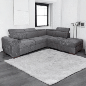 CANAPE CAPRI CONVERTIBLE ANGLE REVERSIBLE EN TISSU